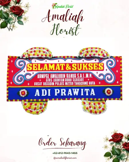 Papan Bunga Ucapan Selamat Lubai Ulu